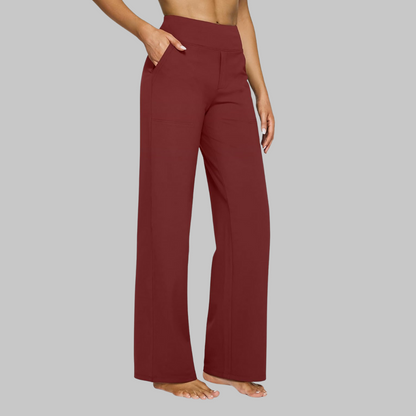 Prio Moda | Elastic trousers with pockets