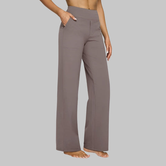Prio Moda | Elastic trousers with pockets