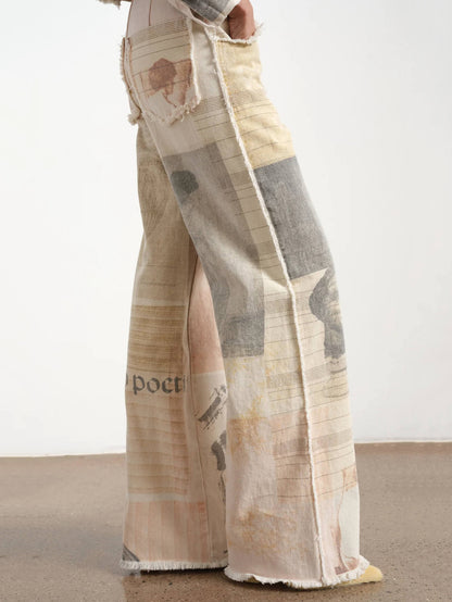 Prio Moda | Wide Leg High Waist Jeans