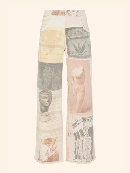Prio Moda | Wide Leg High Waist Jeans