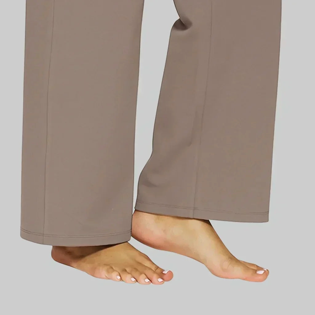 Prio Moda | Elastic trousers with pockets