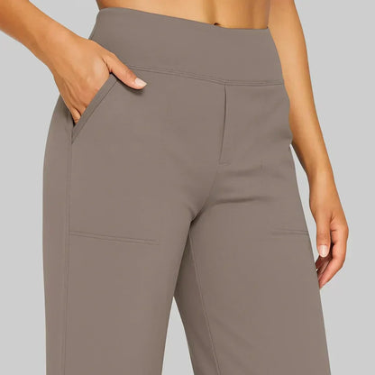 Prio Moda | Elastic trousers with pockets