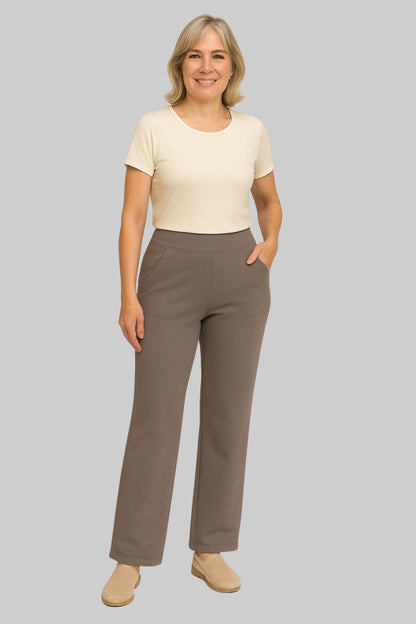 Prio Moda | Elastic trousers with pockets